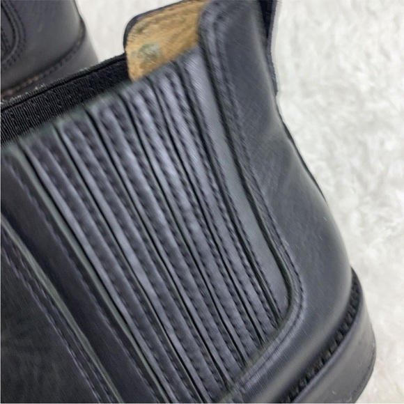 Madewell The Ainsley Chelsea Leather Boot in Black Size 7 Ankle Bootie - Picture 9 of 15